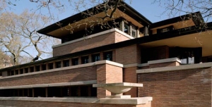 Frank Lloyd Wright, Robie House, Chicago, 1908-1910.  image source: http://www.flwright.org/visit/robiehouse